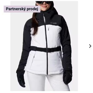 Columbia cirque bowl belted Two-Tone Hooded Winter Jacket